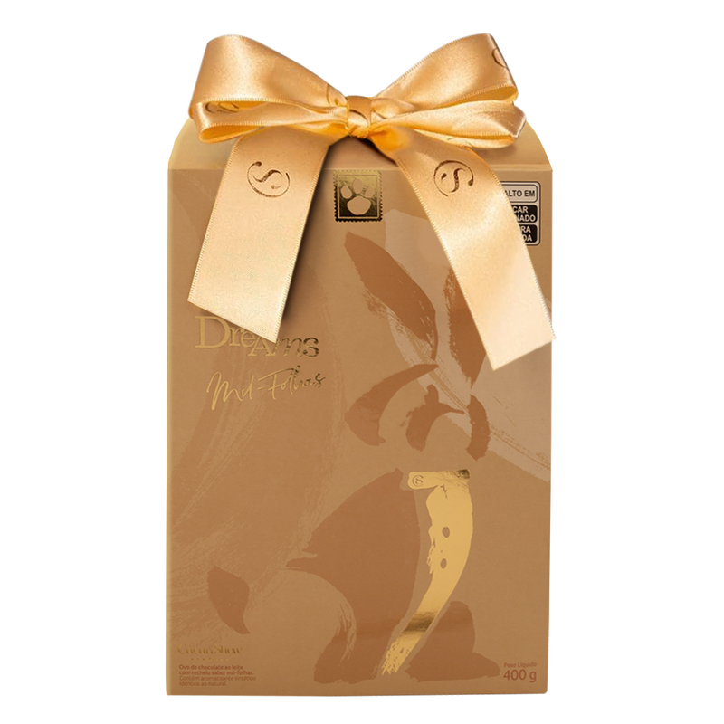 Ovo de Páscoa Dreams Mil-Folhas ao Leite 400g