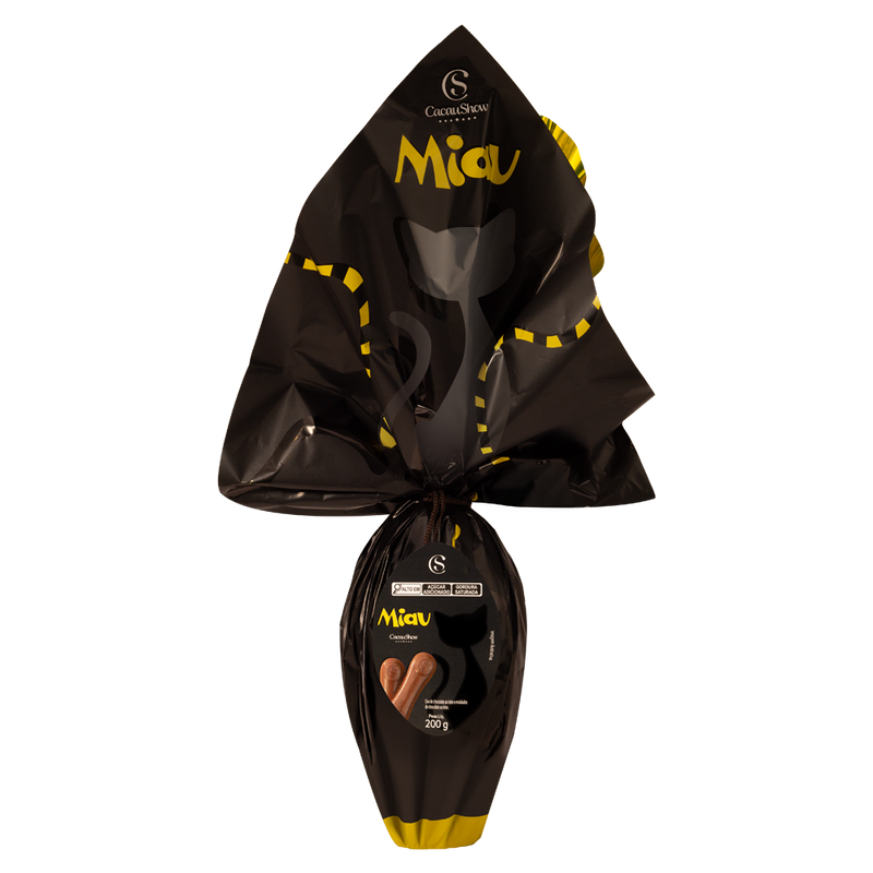 Ovo de Páscoa ao Leite Miau 200g